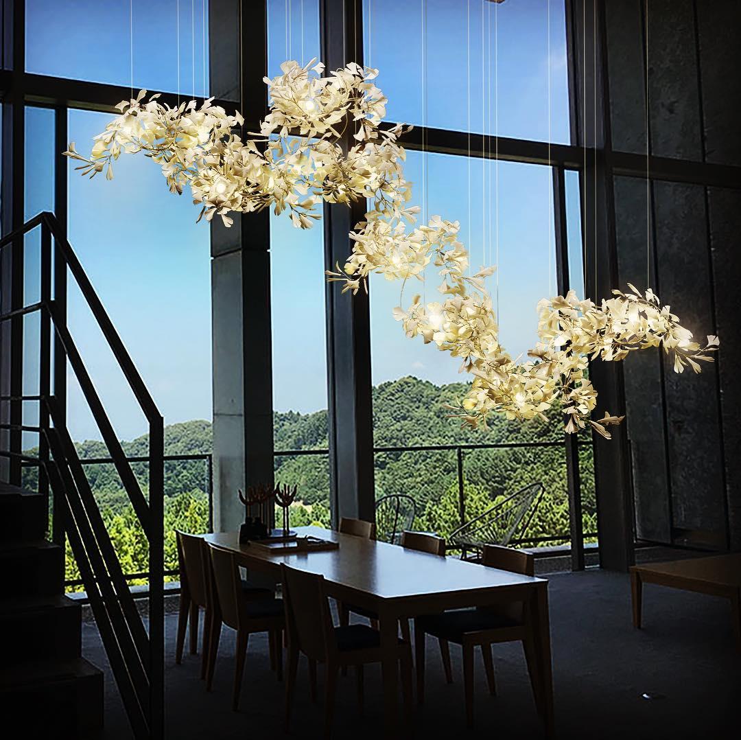 Gingko Ceramic Branch Chandelier C - view 13