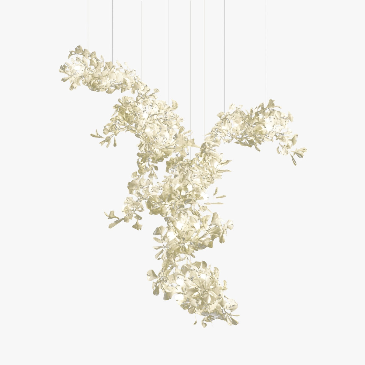 Gingko Ceramics Combination Branch Chandelier - view 2