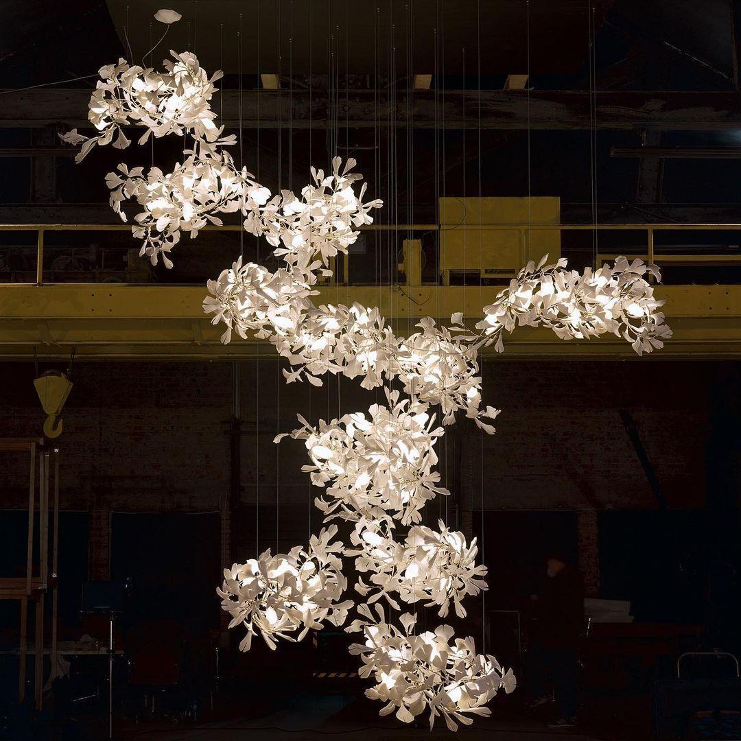 Gingko Ceramics Combination Branch Chandelier - view 4