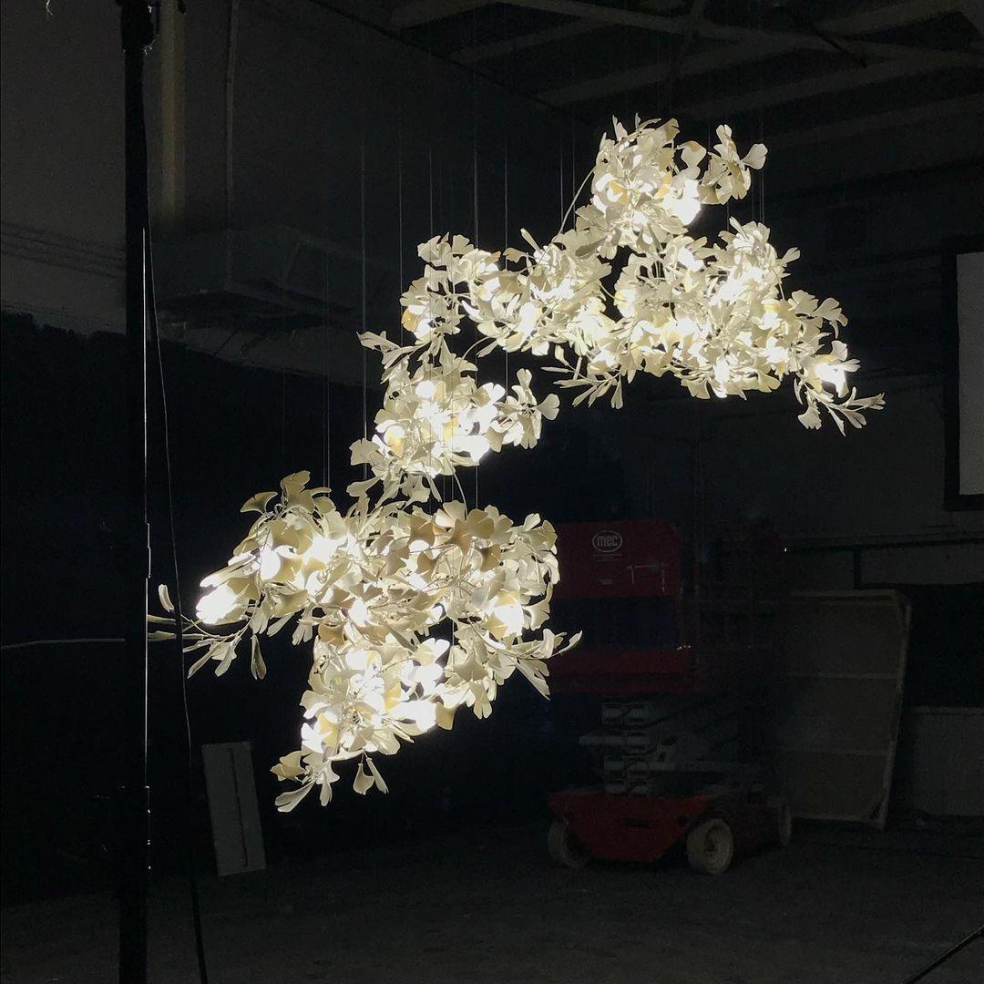 Gingko Ceramics Combination Branch Chandelier - view 5