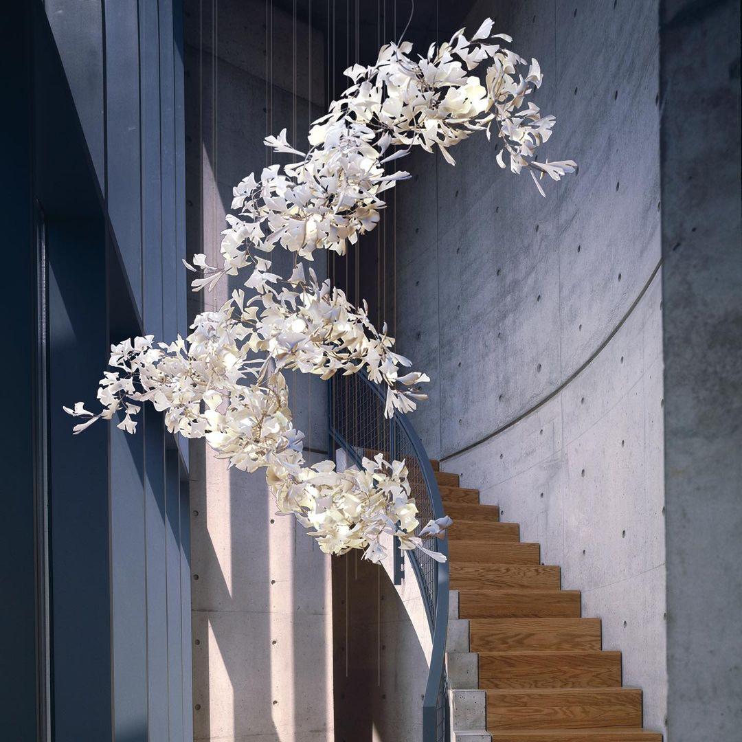 Gingko Ceramics Combination Branch Chandelier - view 8
