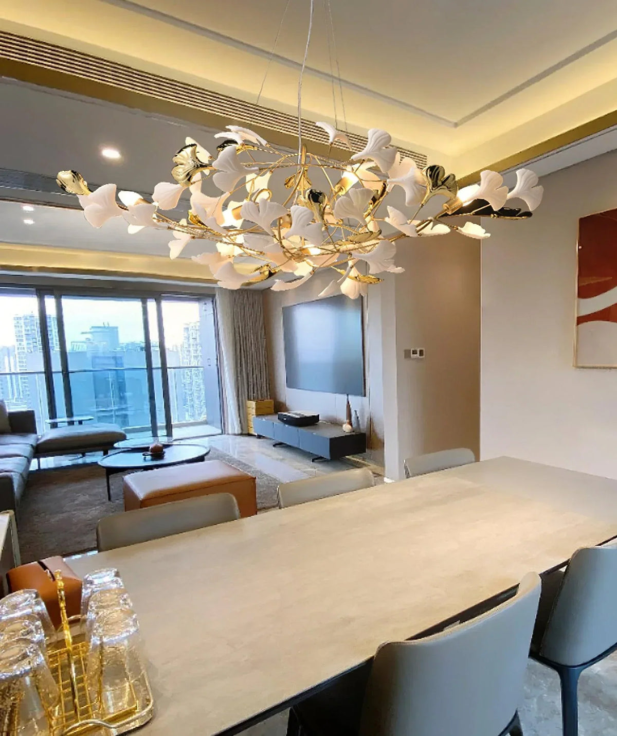 Gingko Chandelier B - view 18