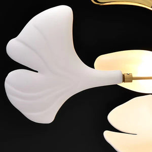 Modern Luxury Linear Ginkgo Ceramic Chandelier for Dining Room/Kitchen Island - view 11