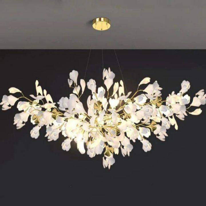 Ginkgo Branch Chandelier - view 9