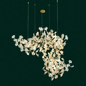 Ginkgo Ceramic Branch Chandelier - view 6
