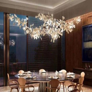 Ginkgo Ceramic Branch Chandelier - view 4
