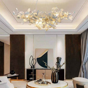Ginkgo Ceramic Chandelier - view 4