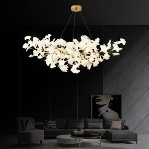 Ginkgo Ceramic Chandelier - view 7