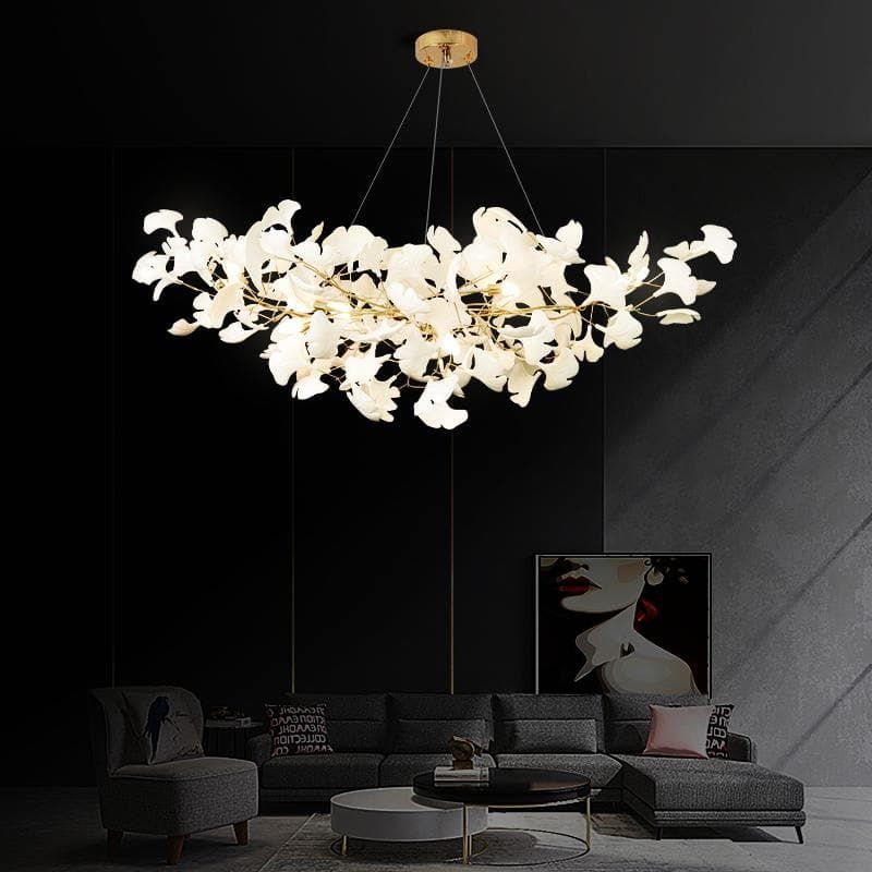 Ginkgo Ceramic Chandelier - view 7