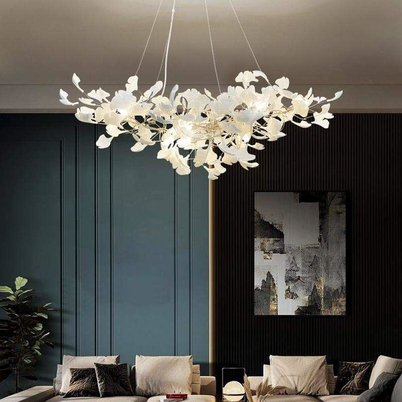 Ginkgo Ceramic Chandelier - view 8