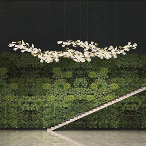 Ginkgo Ceramic Chandelier - view 9