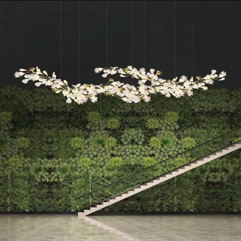 Ginkgo Ceramic Chandelier - view 9