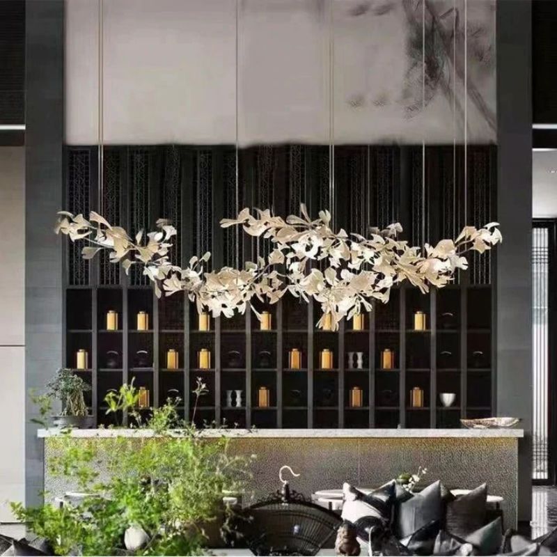 Ginkgo Ceramic Chandelier - view 10