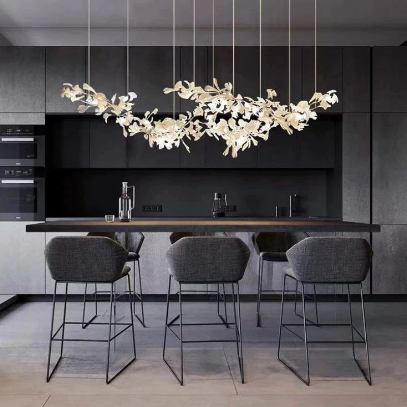 Ginkgo Ceramic Chandelier - view 2
