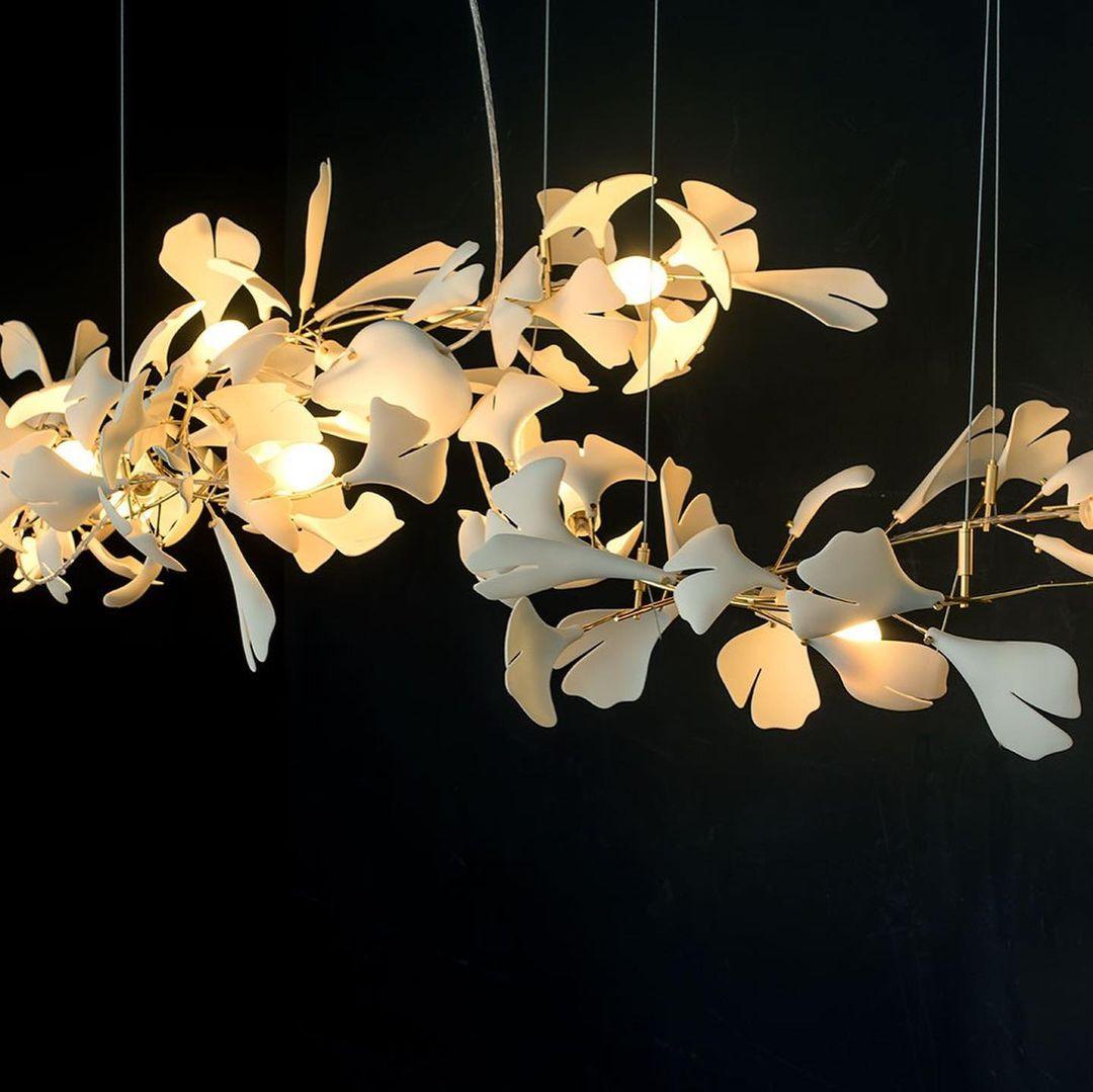 Gingko Ceramic Branch Chandelier E - view 35