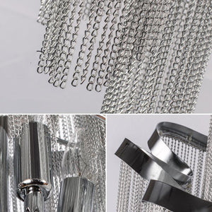 Gladys Aluminum Chain Tassel Stream Chandelier - view 3