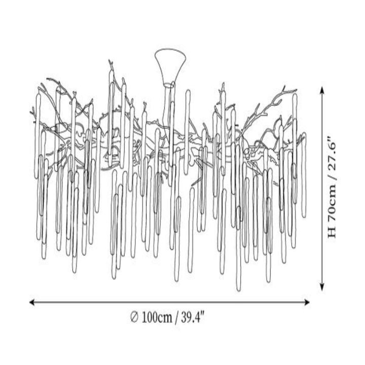 Teardrop Glamour Dripstone Chandelier - view 9