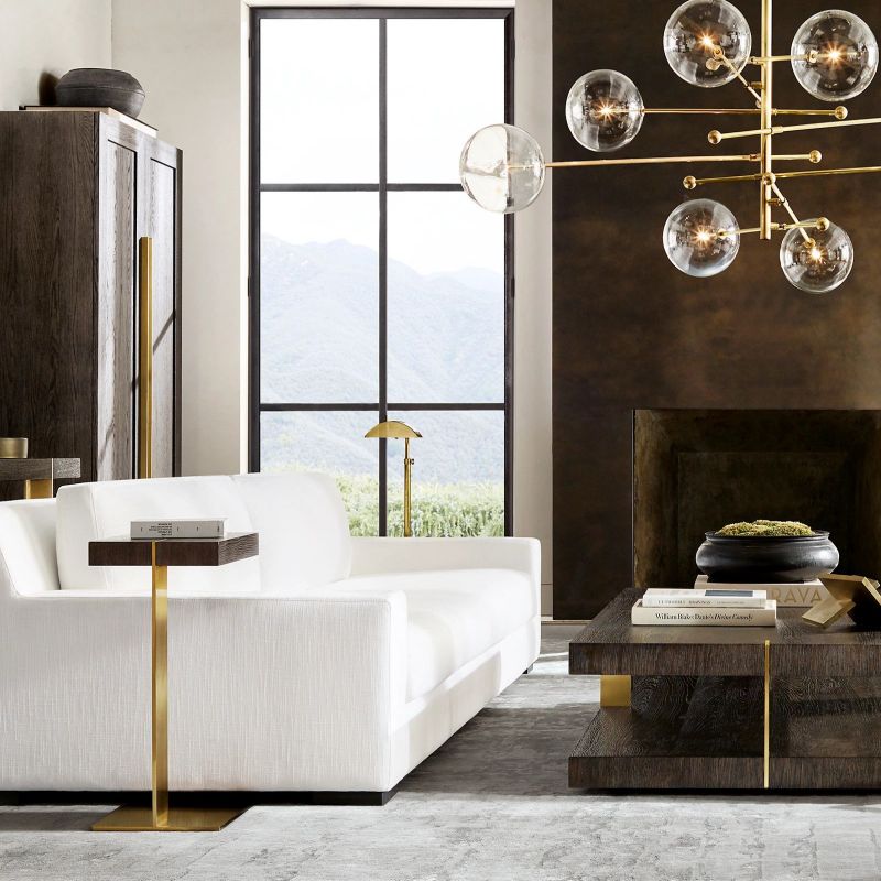 Glass Globe Mobile Eight-Arm Chandelier 79" - view 9