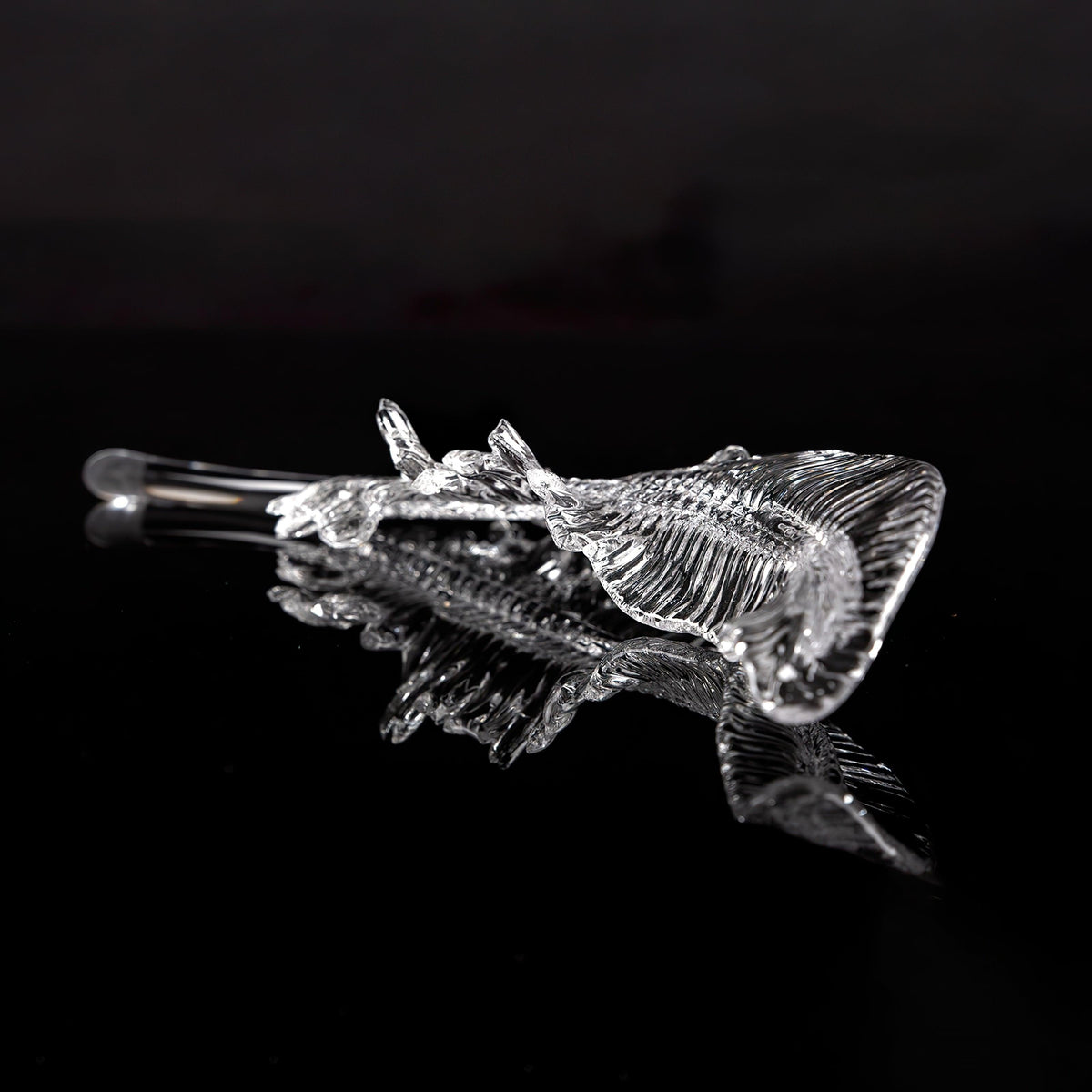 Glass Feathers Chandelier