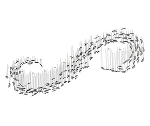 Galaxy Glass Feathers Flying Chandelier - view 32