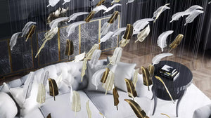 Galaxy Glass Feathers Flying Chandelier - view 47