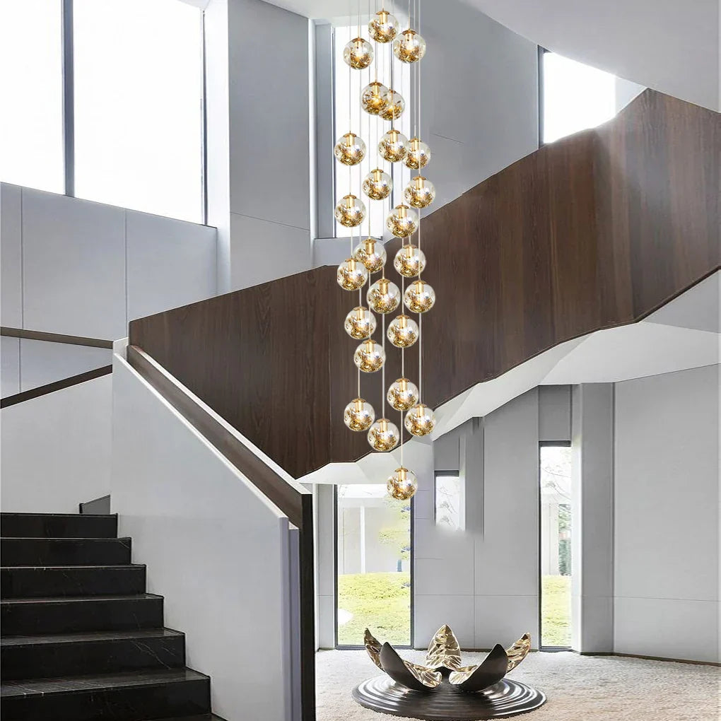 Gold Staircase Chandelier - view 5