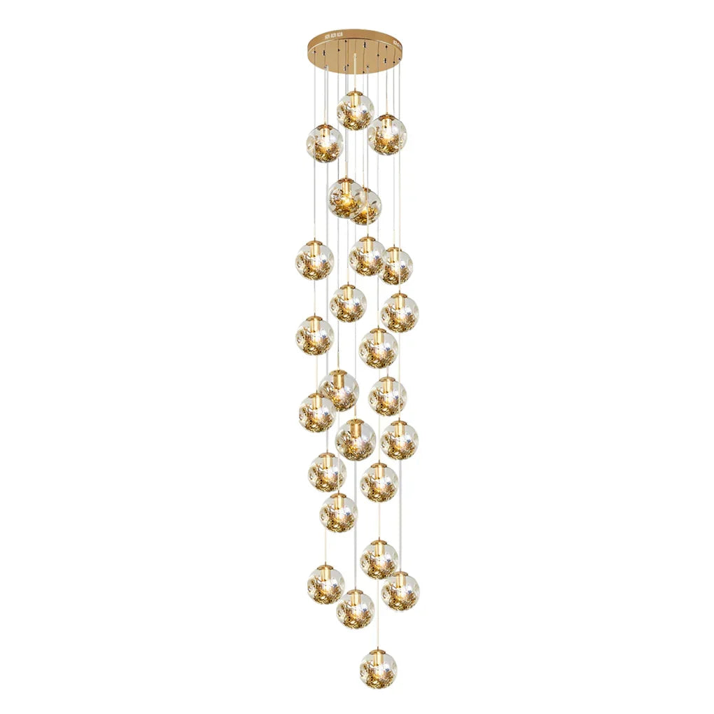 Gold Staircase Chandelier - view 4