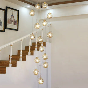 Gold Staircase Chandelier - view 7