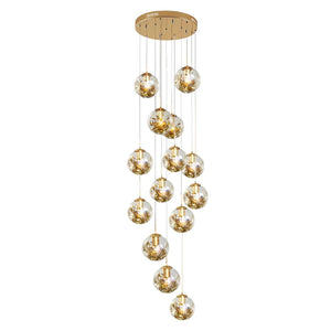 Gold Staircase Chandelier - view 2