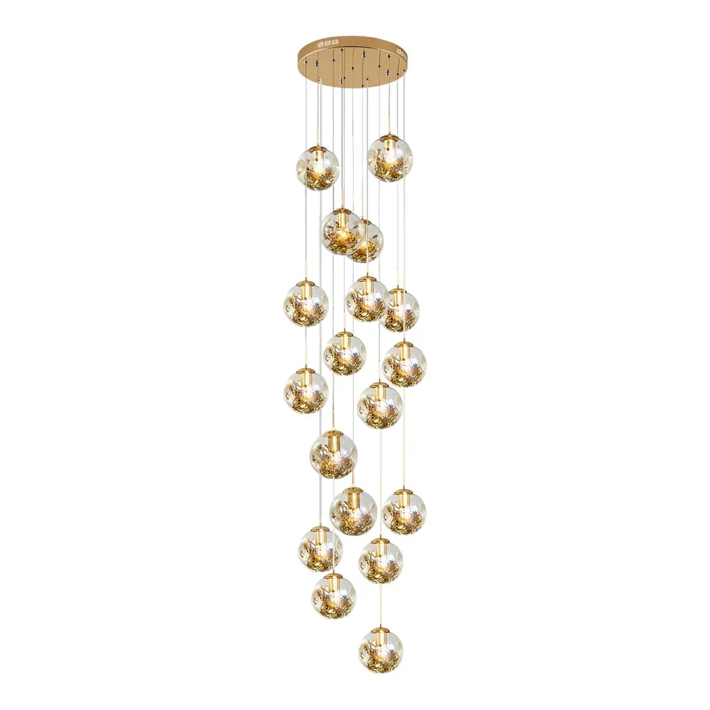 Gold Staircase Chandelier - view 3