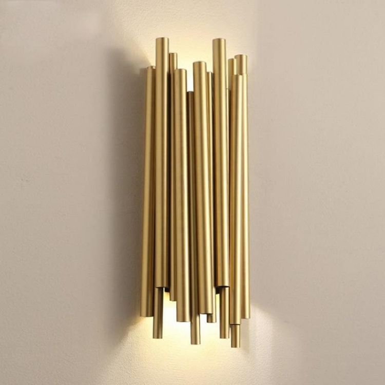 Golden Stainless Steel Wall Sconce 16 ", chandelier - view 5