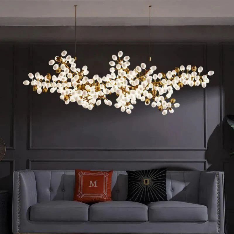 Grapes Linear Chandelier For Dining Room - view 4