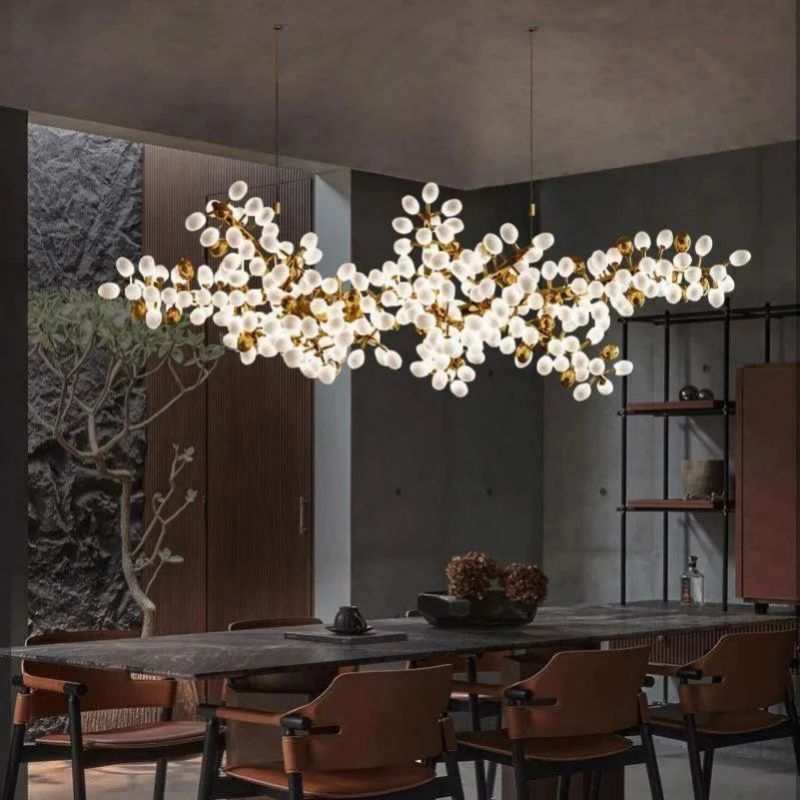 Grapes Linear Chandelier For Dining Room - view 5