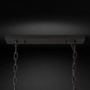 Aubrey  Crystal Rectangular Chandelier 42" - view 8