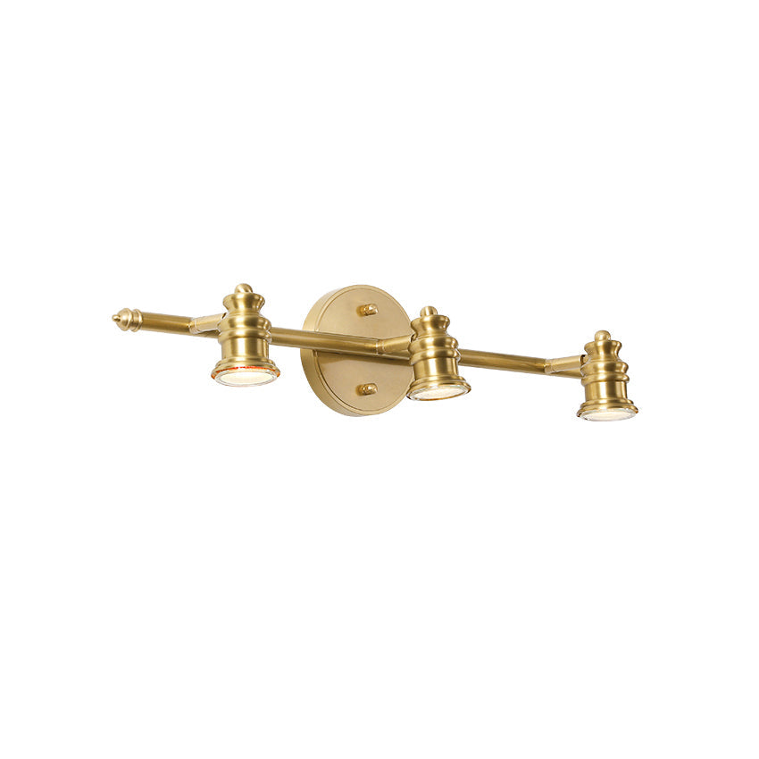 Halophane Brass Wall Lamp