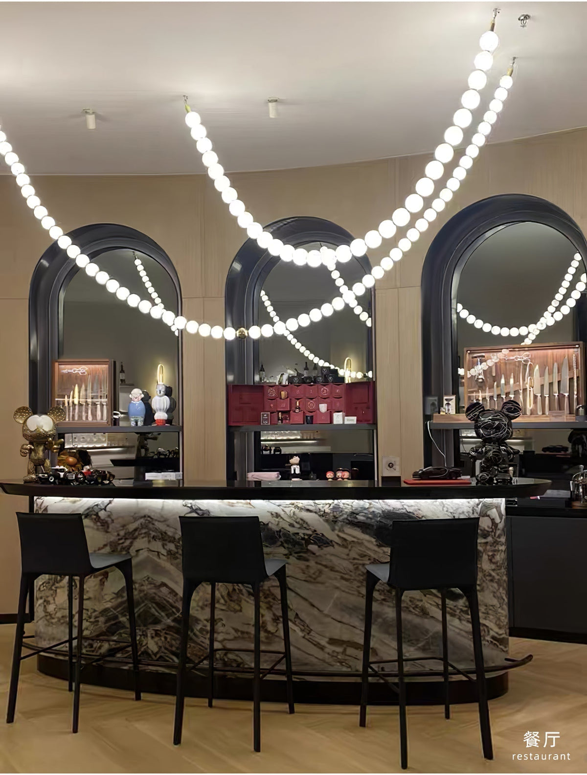 Halti Necklace Acrylic Chandelier - view 36