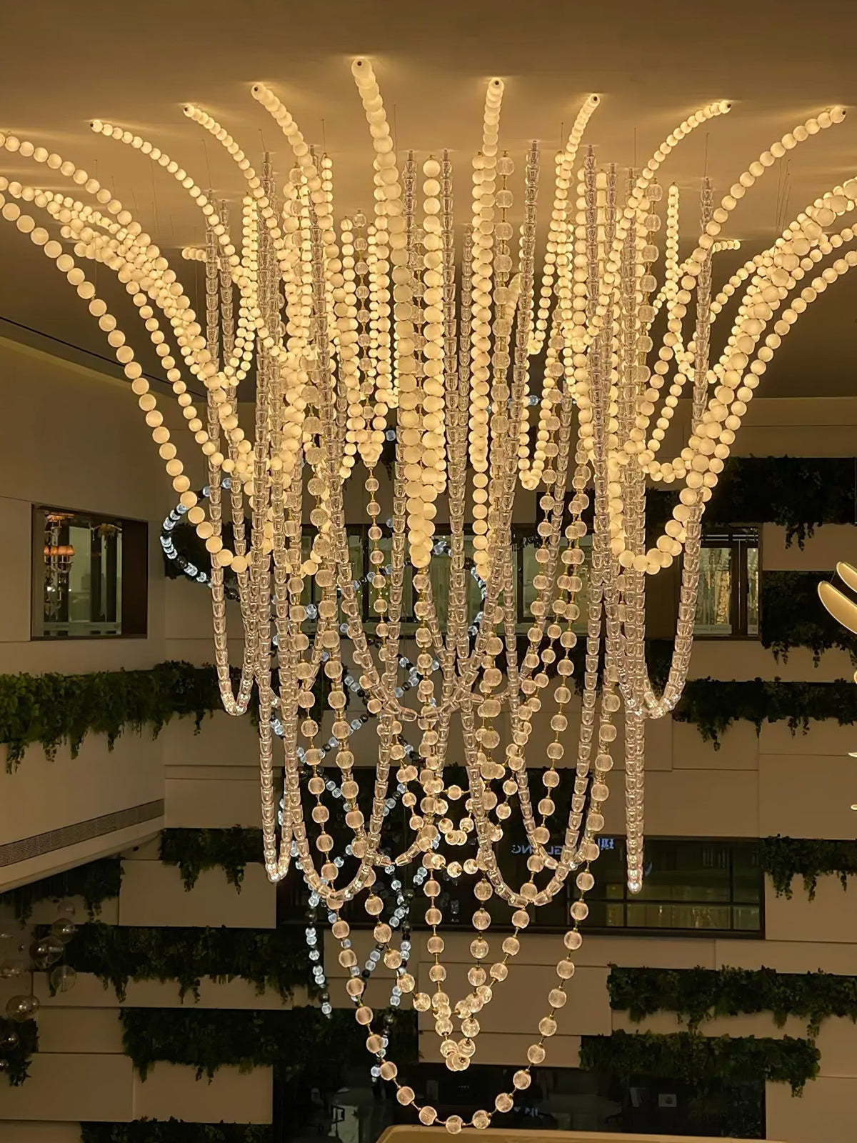 Halti Necklace Acrylic Chandelier - view 3