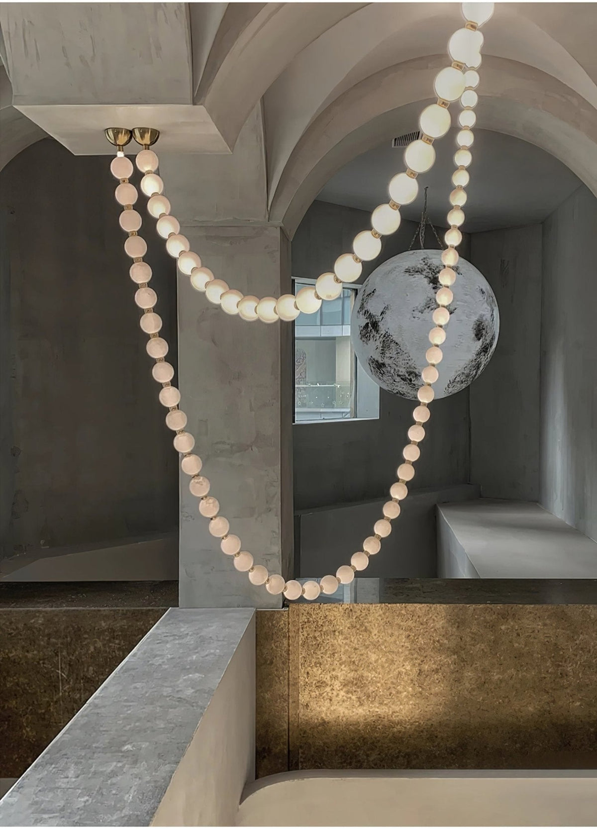Halti Necklace Acrylic Chandelier - view 48