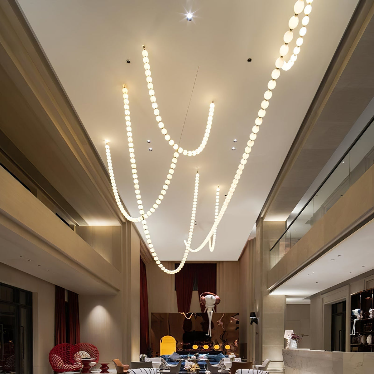 Halti Necklace Acrylic Chandelier - view 49