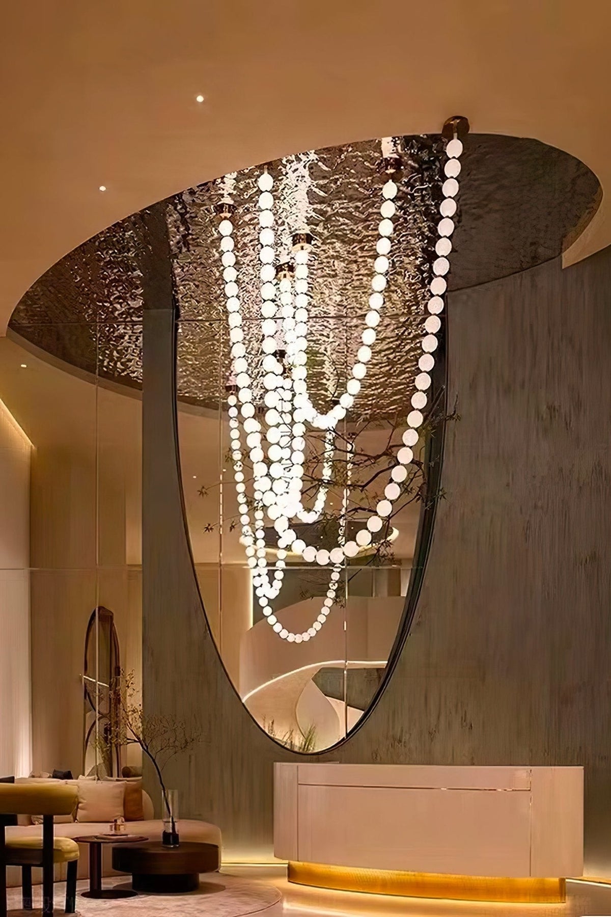 Halti Necklace Acrylic Chandelier - view 8