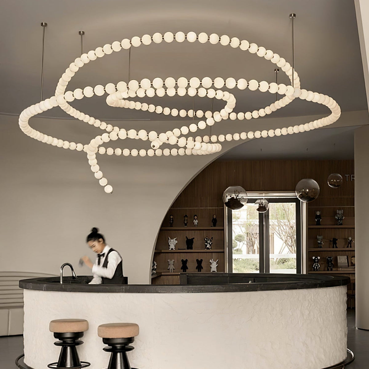 Halti Necklace Acrylic Chandelier - view 35