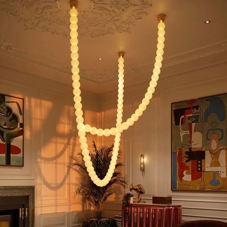 Halti Necklace Acrylic Chandelier - view 2