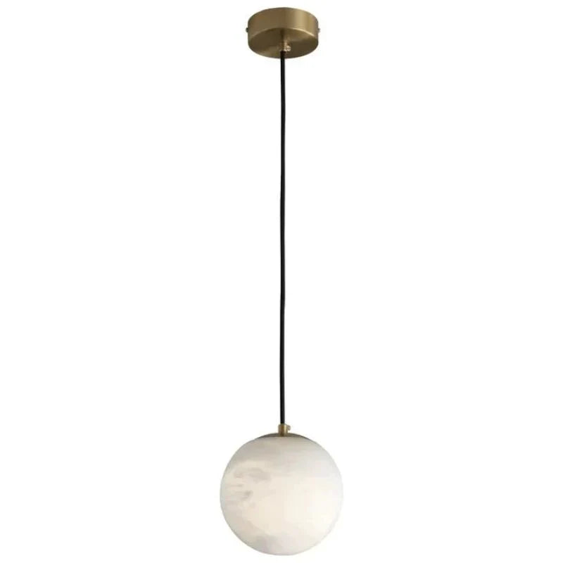 Theseus Alabaster Ball Pendant Light - view 6