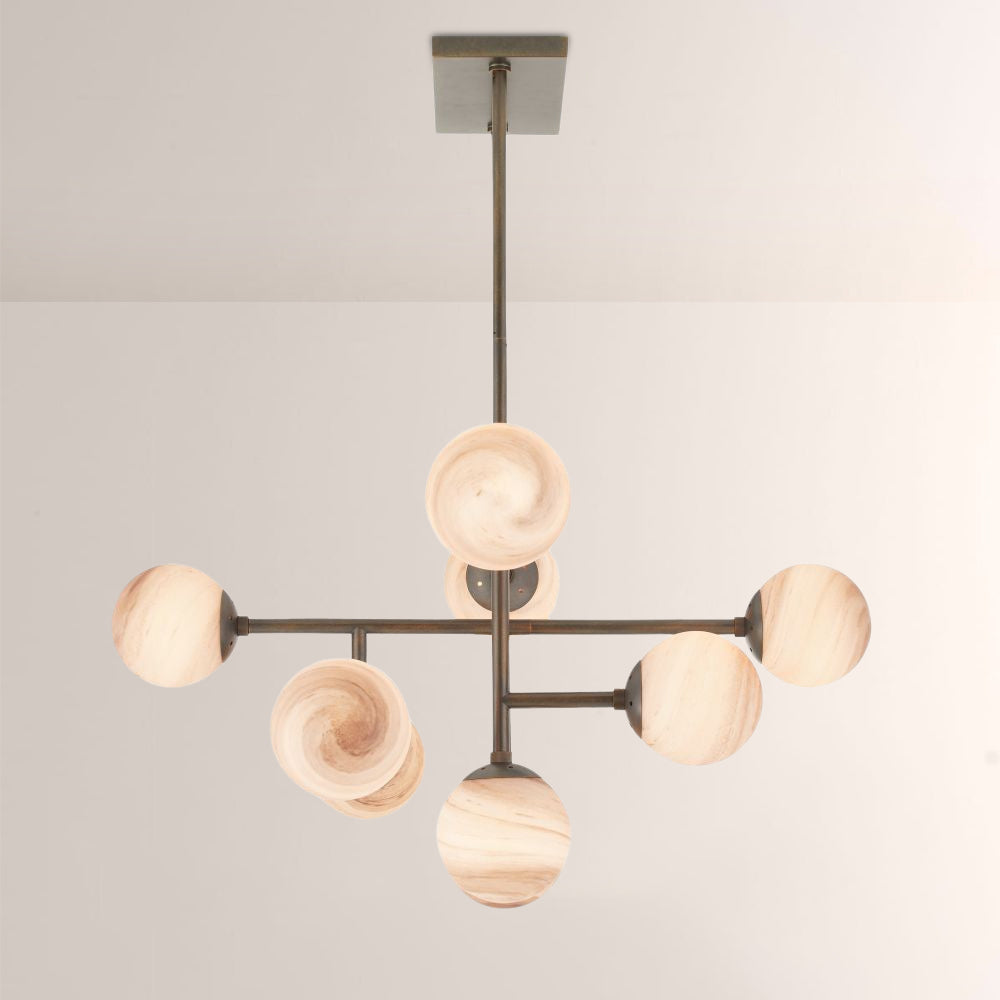 Harris Linear Glass Chandelier - view 10