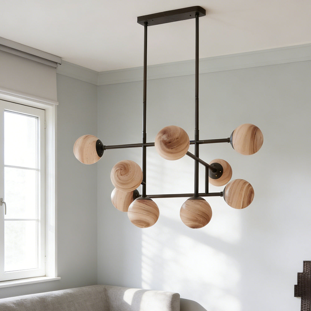 Harris Linear Glass Chandelier - view 12