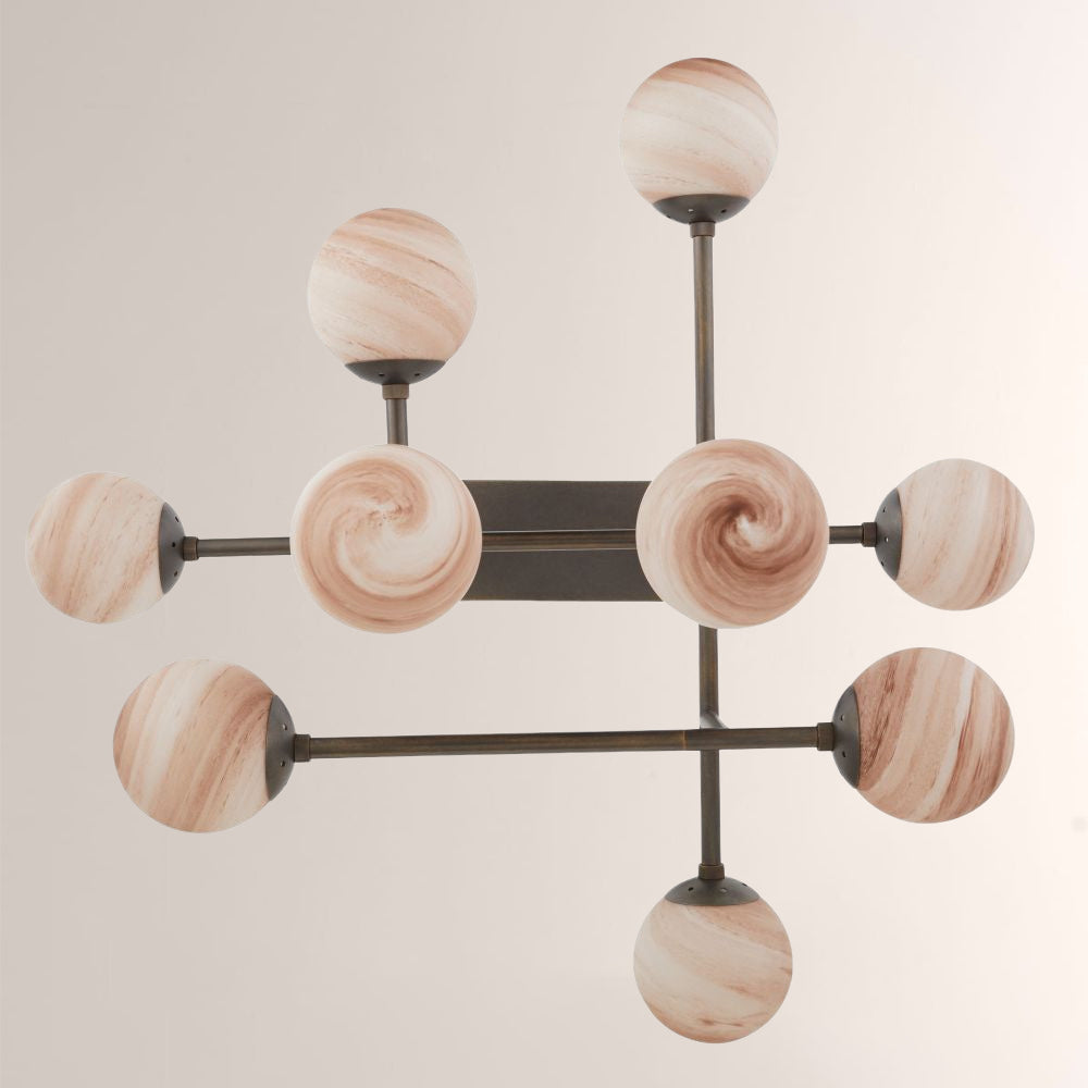 Harris Linear Glass Chandelier - view 4