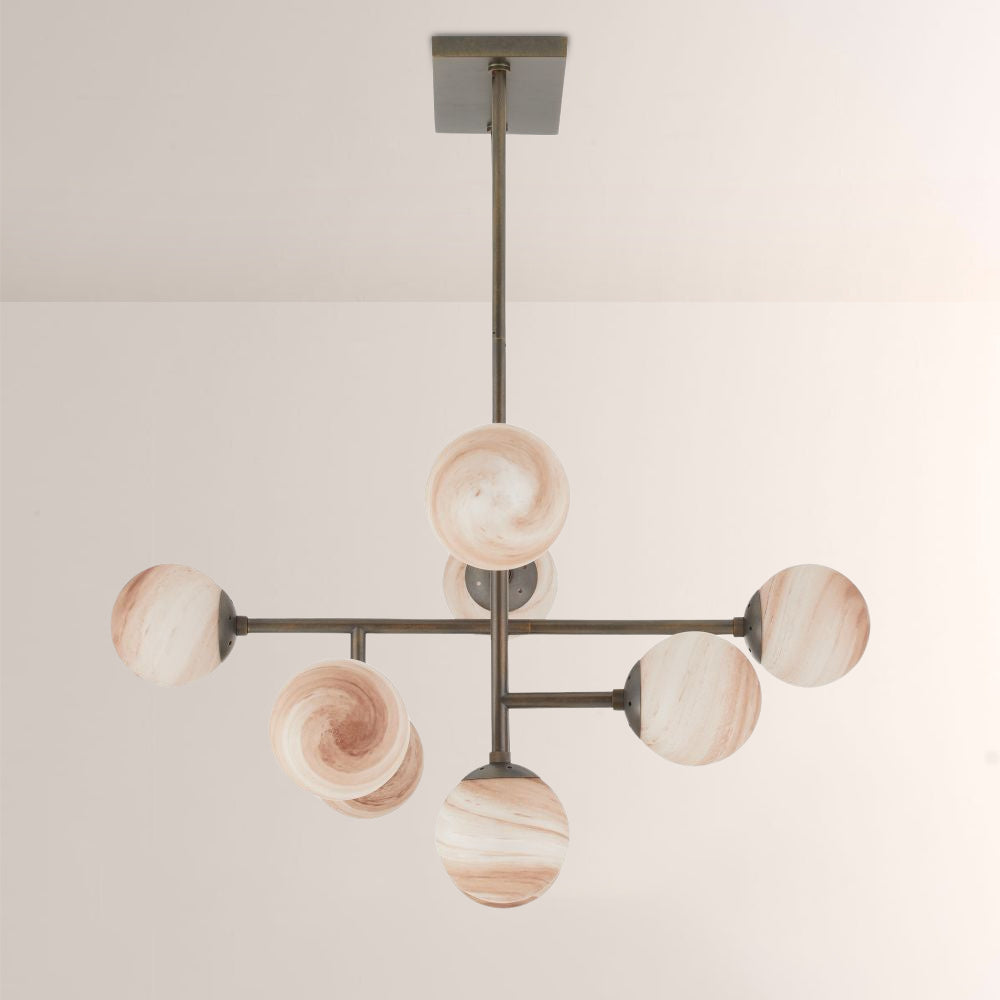 Harris Linear Glass Chandelier - view 9