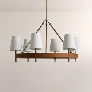 Haven Round Brass Chandelier - view 4