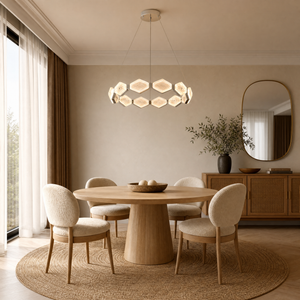 Hexon Foyer Chandelier Contemporary
