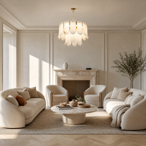 Hollis Modern Alabaster Round Pendant Light, chandelier - view 9